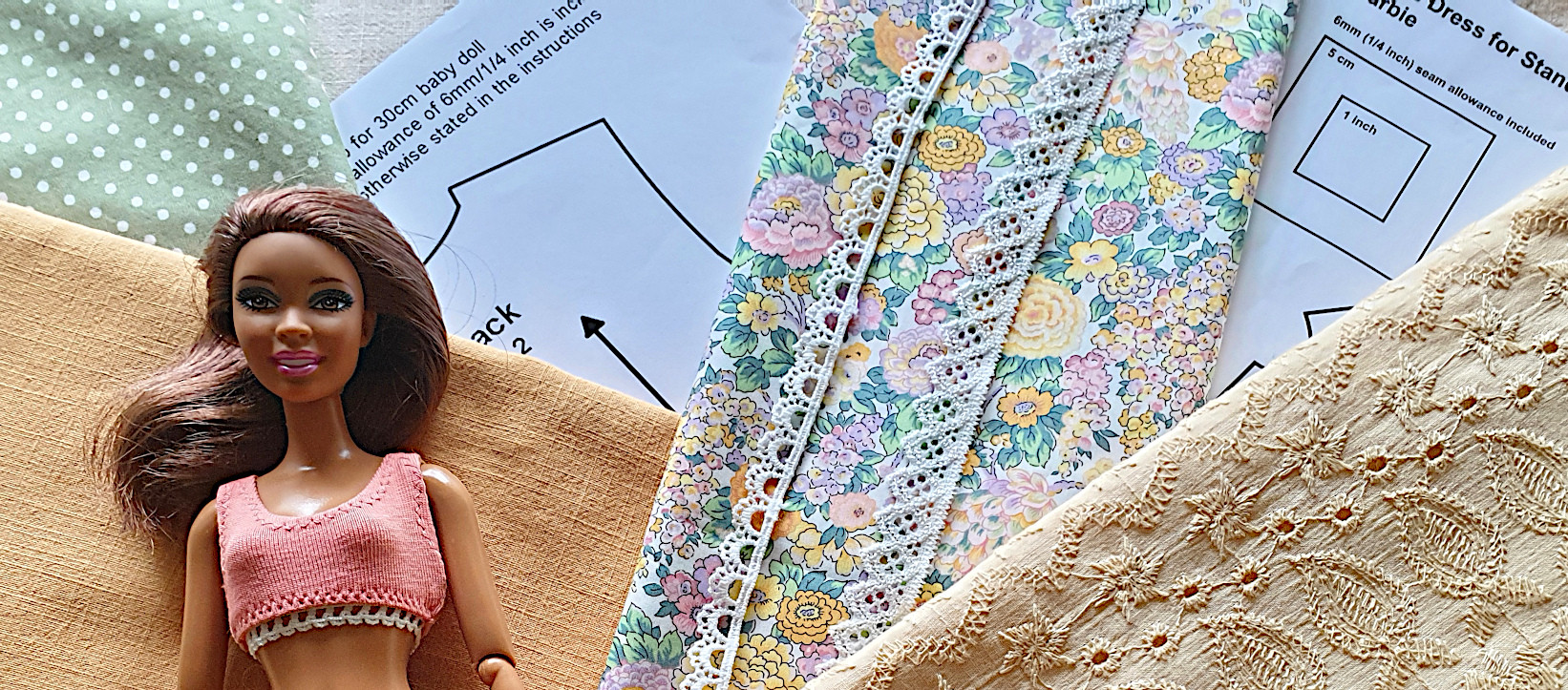 Image of fabric, lace and pattern