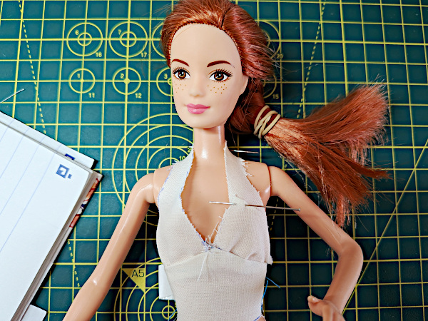 Fixing the gape on the bodice